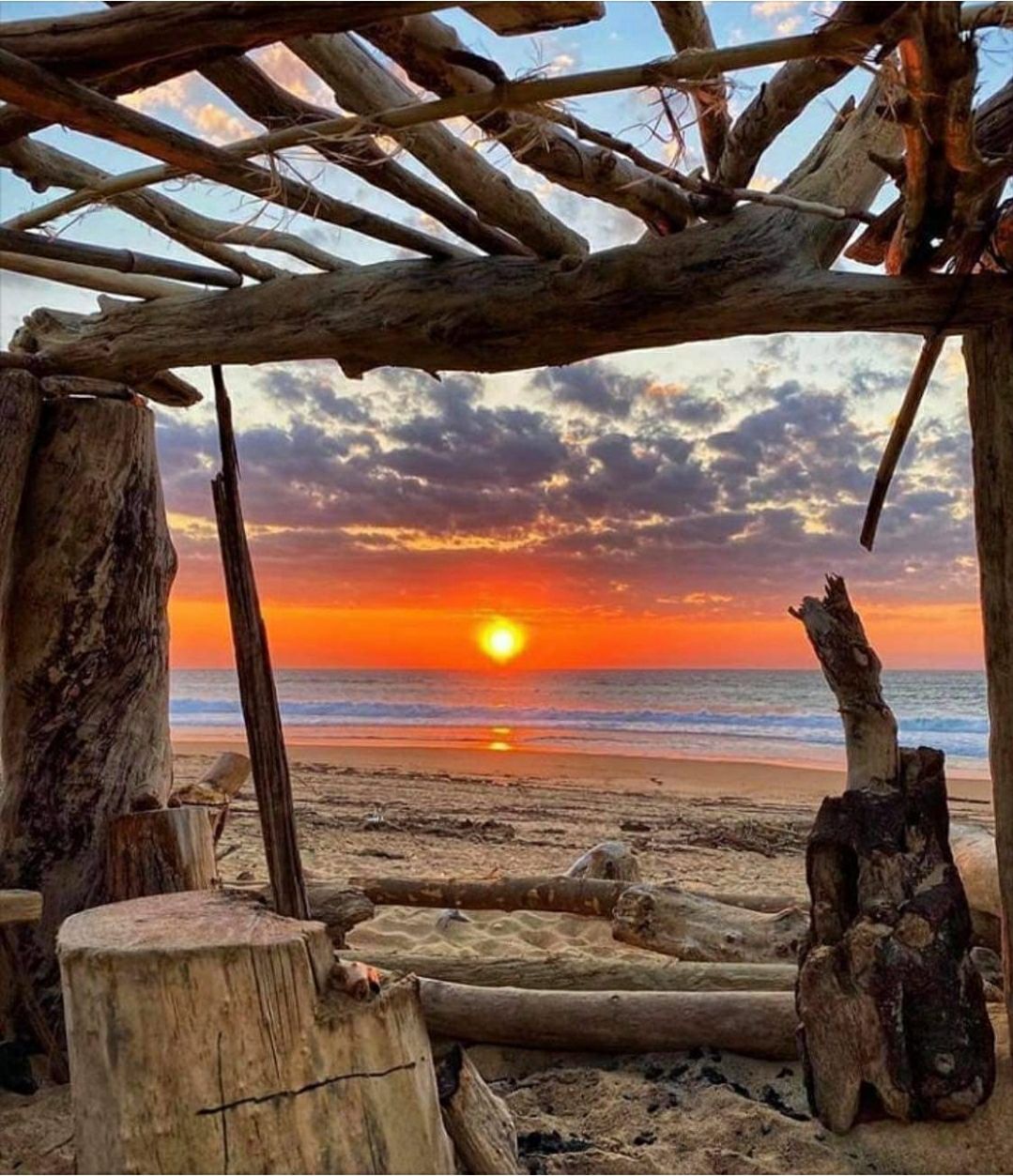 Playas de Cerdeña - Playa de Sa Marina de Orosei Atardecer en la playa de Sa Marina de Orosei